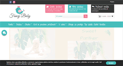 Desktop Screenshot of fancybaby.si